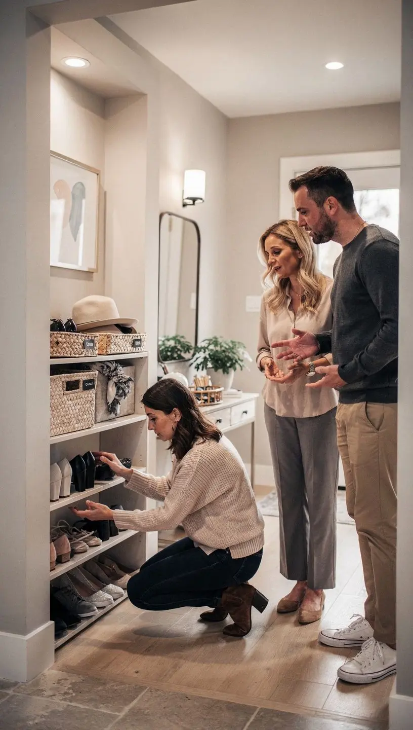 Organized home space with effective storage solutions